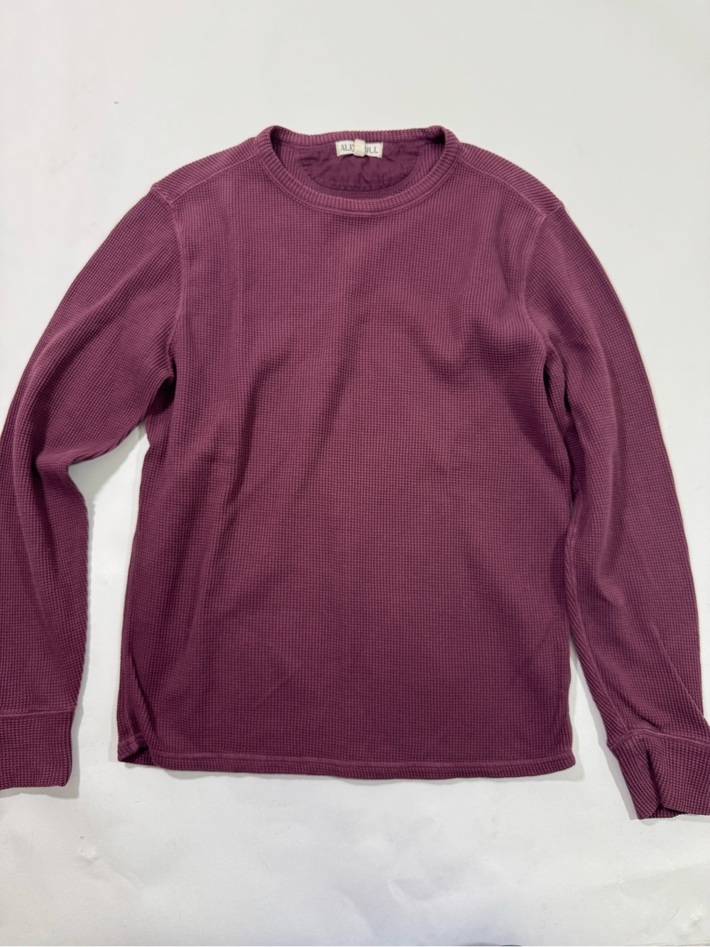 Alex Mill Waffle Crew Long Sleeve Shirt